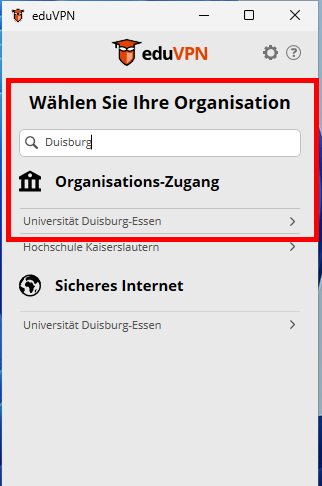 Uni Duisburg suchen